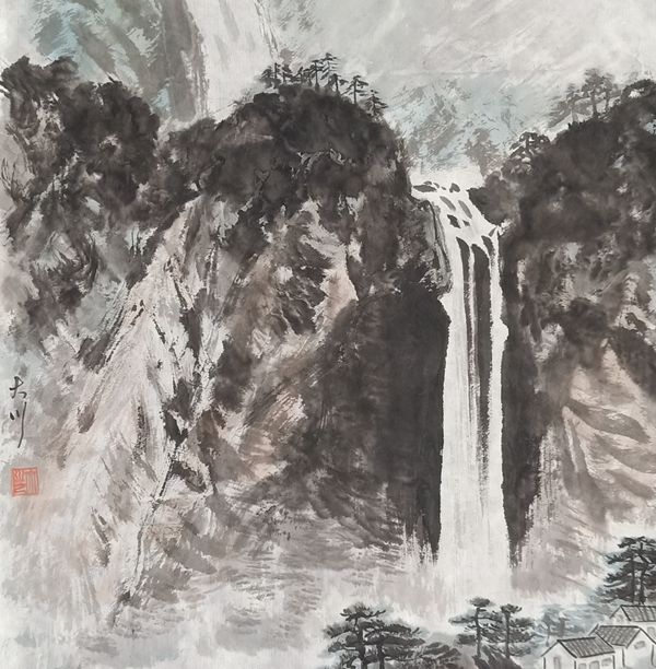 范三太-国画-飞瀑流泉-68X68cm_副本.jpg